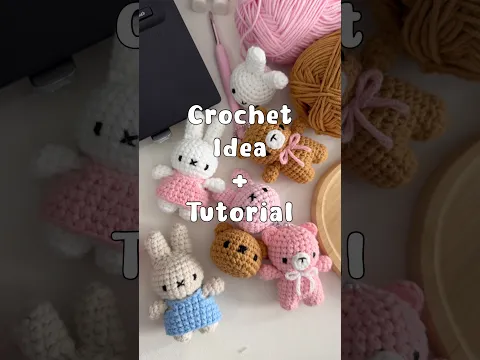 Crochet Idea vs Tutorial 🍞💕 #crochet #diy