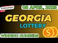 Georgia Midday Lottery Results For - 08 Apr 2025