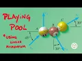 Billiard Balls Linear Momentum Conservation Dynamics