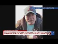 Manhunt underway for Crockett County inmate