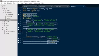 Introduction To Flask Tutorial 4 Template For Loops and Inheritance