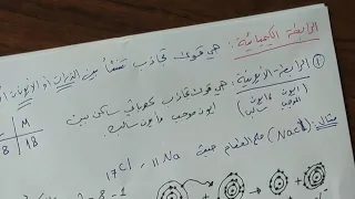 كيمياء الصف الثامن الدرس الثاني الرابطة الكيميائية 