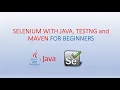 Selenium with Java TestNG and Maven Introduction