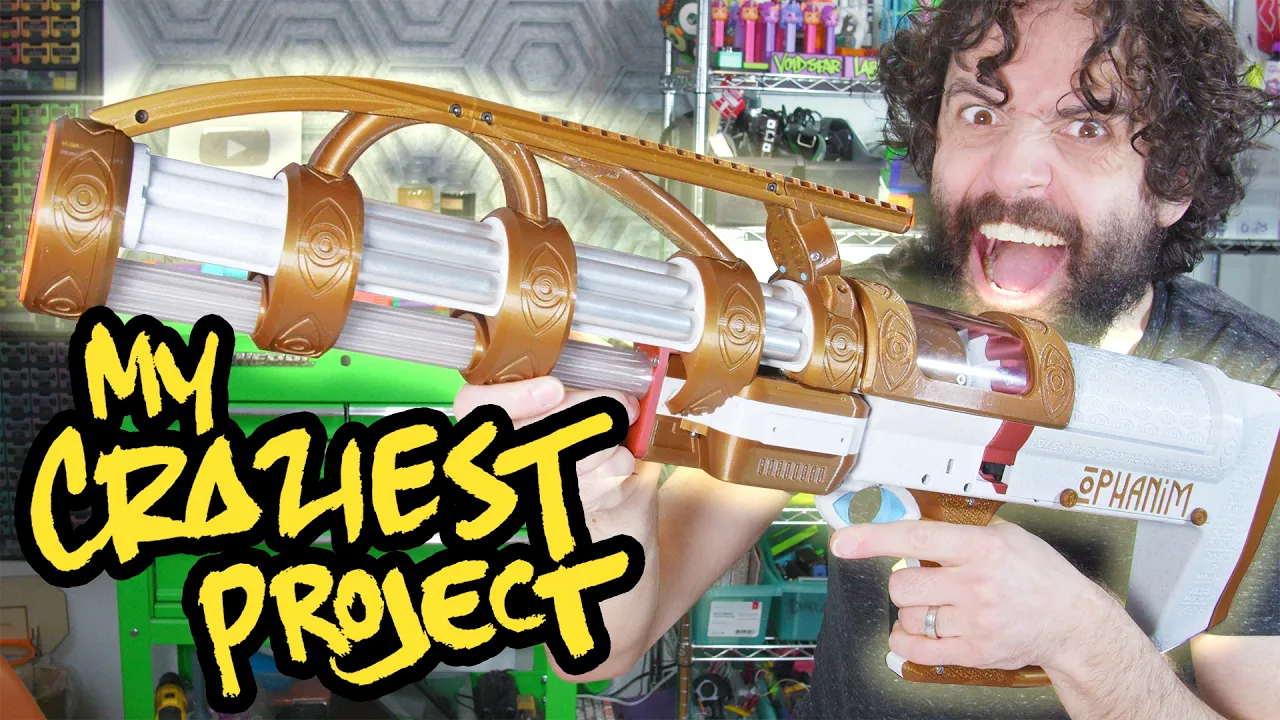 Biblically-Accurate Nerf Blaster 🔫👁️👼 The Ophanim, Part I