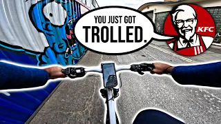 I got PRANKED by the STAFF in KFC Delivering for Uber Eats Just Eat and Deliveroo