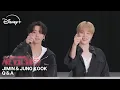 Lagu 『Are You Sure?!』シーズン2｜JIMIN＆JUNG KOOK Q＆A｜旅のこだわりからシーズン2撮影秘話まで…気になる質問に全部答えます！｜Disney+ (ディズニープラス）
