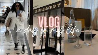 VLOG SATURDAY MALL RUN feat Balenciaga Burberry Neiman Marcus Dinner at Legal Seafood