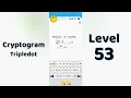 Cryptogram Tripledo Level 53 Solutions Logic Puzzle Game Mini Boss