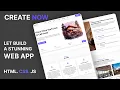 Create a Stunning Real Estate Web App HTML CSS and JavaScript Tutorial for Beginners