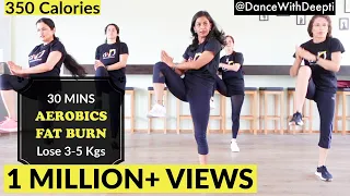 DWD119 - BURN Arm + Leg + Belly Fat - 30mins Aerobics Workout | Hrithik Mix #dancewithdeepti