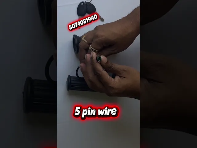 Electric Cycle Throttle for any E-Bicycle with 5 pins overview video