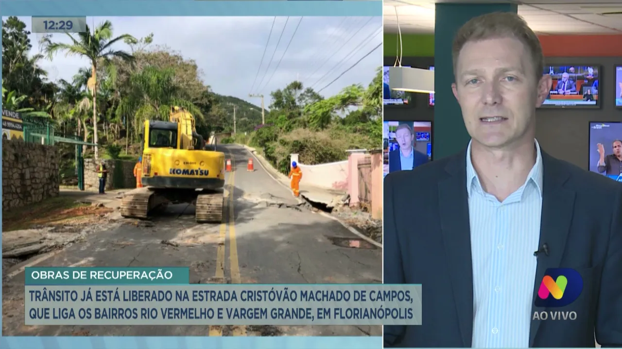 Trânsito já está liberado nos bairros Rio Vermelho e Vargem Grande