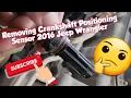 How to Remove Crankshaft Positioning Sensor 2016 Jeep Wrangler Unlimited Sport Rubicon Sahara