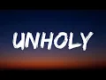 Download Lagu Sam Smith - Unholy (Lyrics) ft. Kim Petras | \