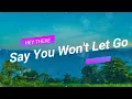 Say You Won't Let Go - James Arthur Cover by Tanner Patrick(Lyrics)