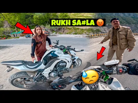 Download MP3 Rukh jaa Sa#lA 😡 | Cops stops us | Asli sach sunnoo sab 💔 | Cops Vs Biker in ladakh