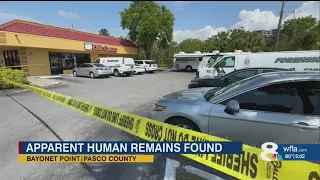 Deputies find apparent human remains in Pasco County