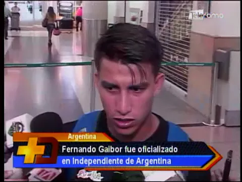 Fernando Gaibor fue oficializado en Independiente de Argentina