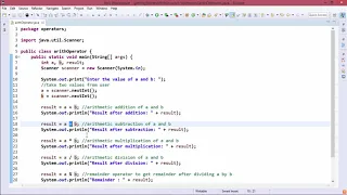 Java Essentials - Arithmetic operators in java