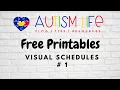 Autism Life Visual Schedule Printables 1