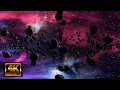 Fly through an Asteroid Belt with Relaxing Music for Stress Relief 1 Hour