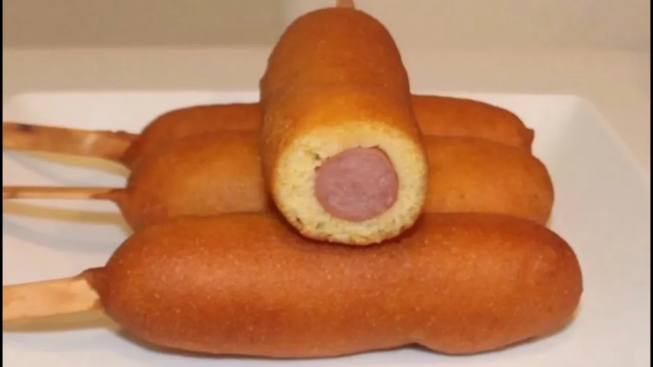 How To Make Corn Dogs (American Snacks)