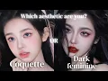 SWEET OR SPICY Pink Coquette VS Dark Feminine Makeup Looks by Doki