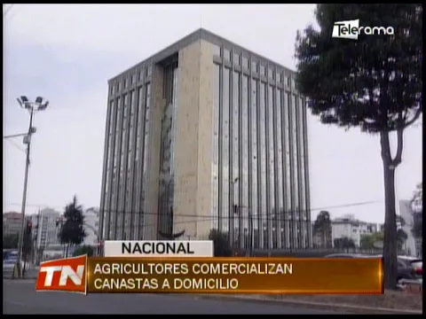 Agricultores comercializan canastas a domicilio