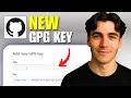 How to Create a New GPG Key On GitHub Tutorial 2026