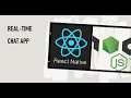 How to Integrate Web Sockets for Real Time Chat app using React Native NodeJS