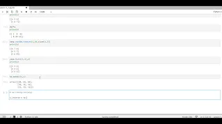 Matrix Operations Using Numpy