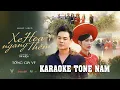 Lagu KARAOKE | XE HOA NGANG THỀM | TONE NAM #karaokexehoangangthem