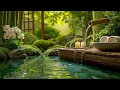 Download Lagu Bamboo Water Sounds with Relaxing Music for Inner Peace 🌿 Relieve Stress and No Worry