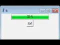 Tkinter Progress Bar Demo with Start and Stop Buttons