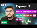 Express JS HTTP Status Codes Explained res status in Node js Beginner to Pro