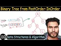 110 - Construct Binary Tree from PostOrder and InOrder Traversal Data Structure