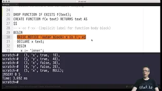 Advanced SQL Chapter block structure variable declarations and scoping