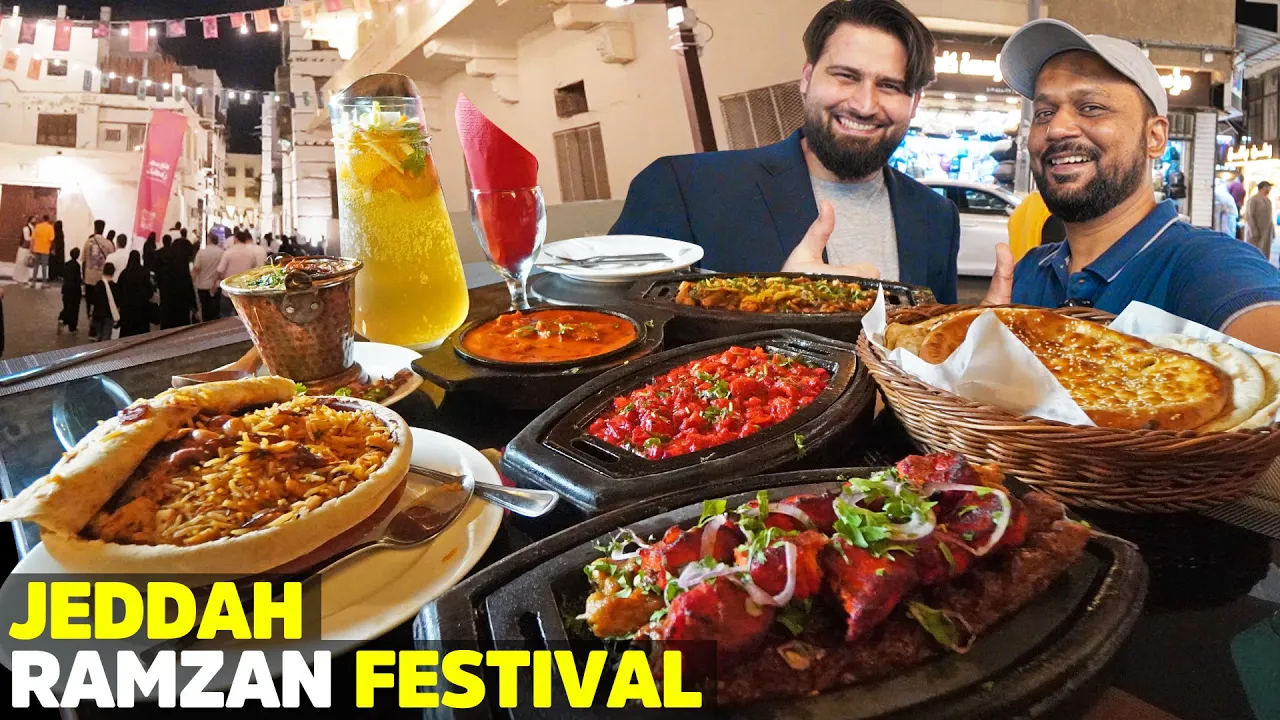 Ramadan Festival in Old Jeddah   Sehri Iftari at Al Jadeed Restaurant, Al Balad Ramzan Street Food