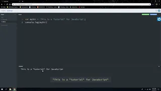 JavaScript 11 - Quoting Strings with Single Quotes