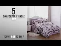 Top 10 Comforters Single Bed 2018 Twin Size 68 x88 Comforter Set BED IN A BAG with Corner Ties