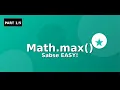 Sabse EASY Tarika - Math max Math min