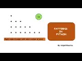 Right angle Triangle with odd stars Patterns in Python Python Lectures