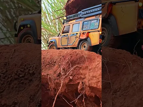 RC 4x4 Scale Crawlers Tackle Steep Mountain Dirt Obstacle