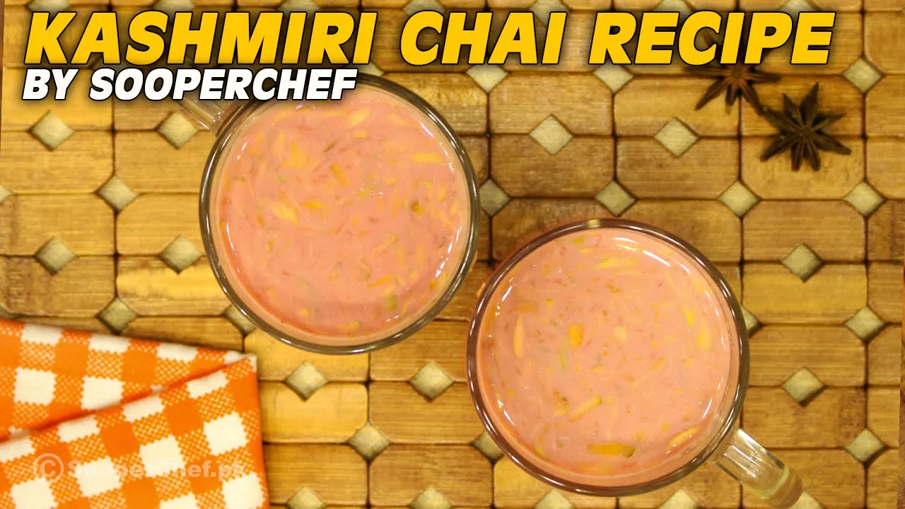 Kashmiri Chai   Pink Tea   5 minutes Recipe By SooperChef