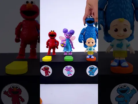Satisfying ultimate toys Sesame Street | Elmo & Cookie Monster Selecting a suitable squad #toys