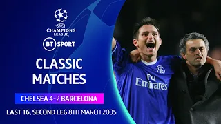 Chelsea 4 2 Barcelona 2005 UEFA Champions League Classic Matches 