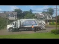 garbage men route town of Huntington