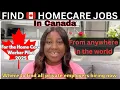 CAREGIVER JOBS IN CANADA FOR CANADIAN AND FOREIGN WORKERS HOW TO FIND HOMECARE JOBS IN CANADA