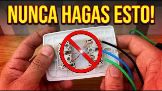 "¡No hagas esto! Los errores más peligrosos al instalar enchufes en casa"