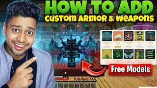 How To Add Custom Armor Tools in Minecraft Server How To Use ItemsAdder Plugin ItemsAdder